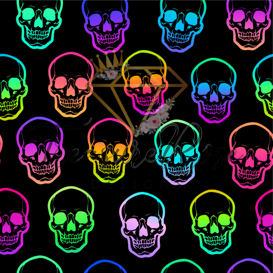 Neon Skulls