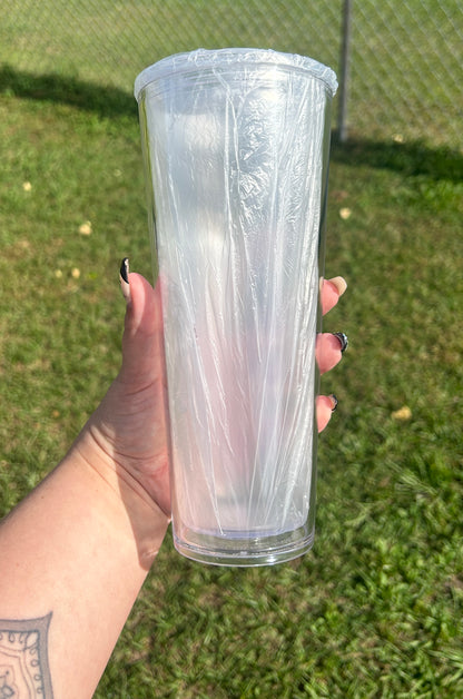 "Pre-Cut" 24oz Double Walled Tumbler