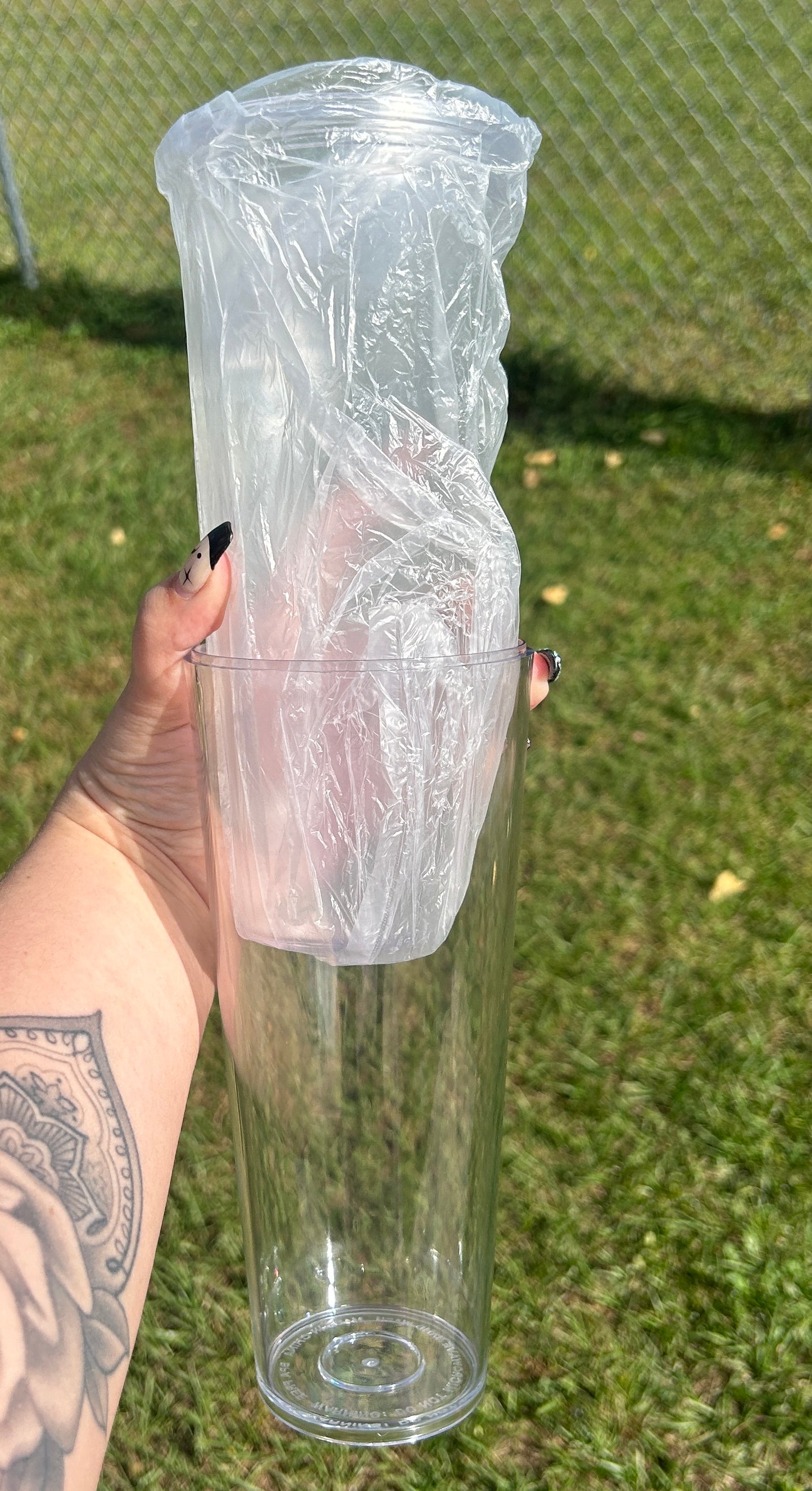 "Pre-Cut" 24oz Double Walled Tumbler