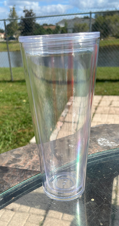 "Pre-Cut" 24oz Double Walled Tumbler