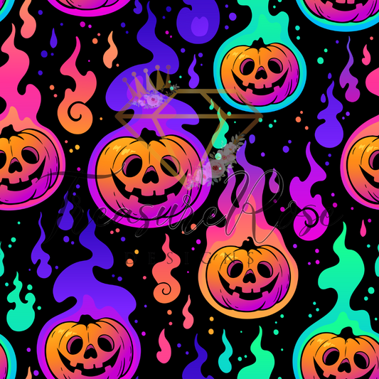Fire Pumpkin Heads